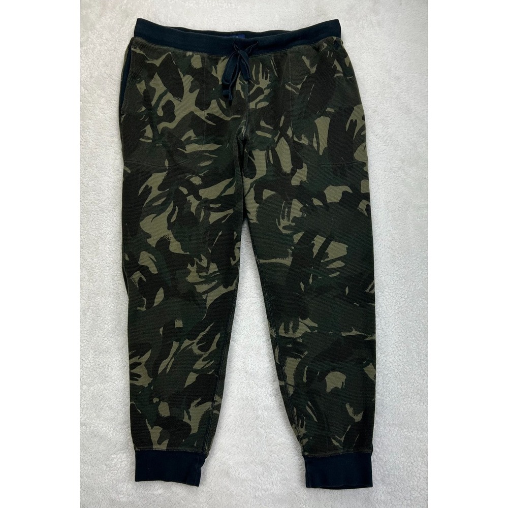 Polo Ralph Lauren Camouflage Waffle Knit‎ Thermal Type Cuffed Mens Lg